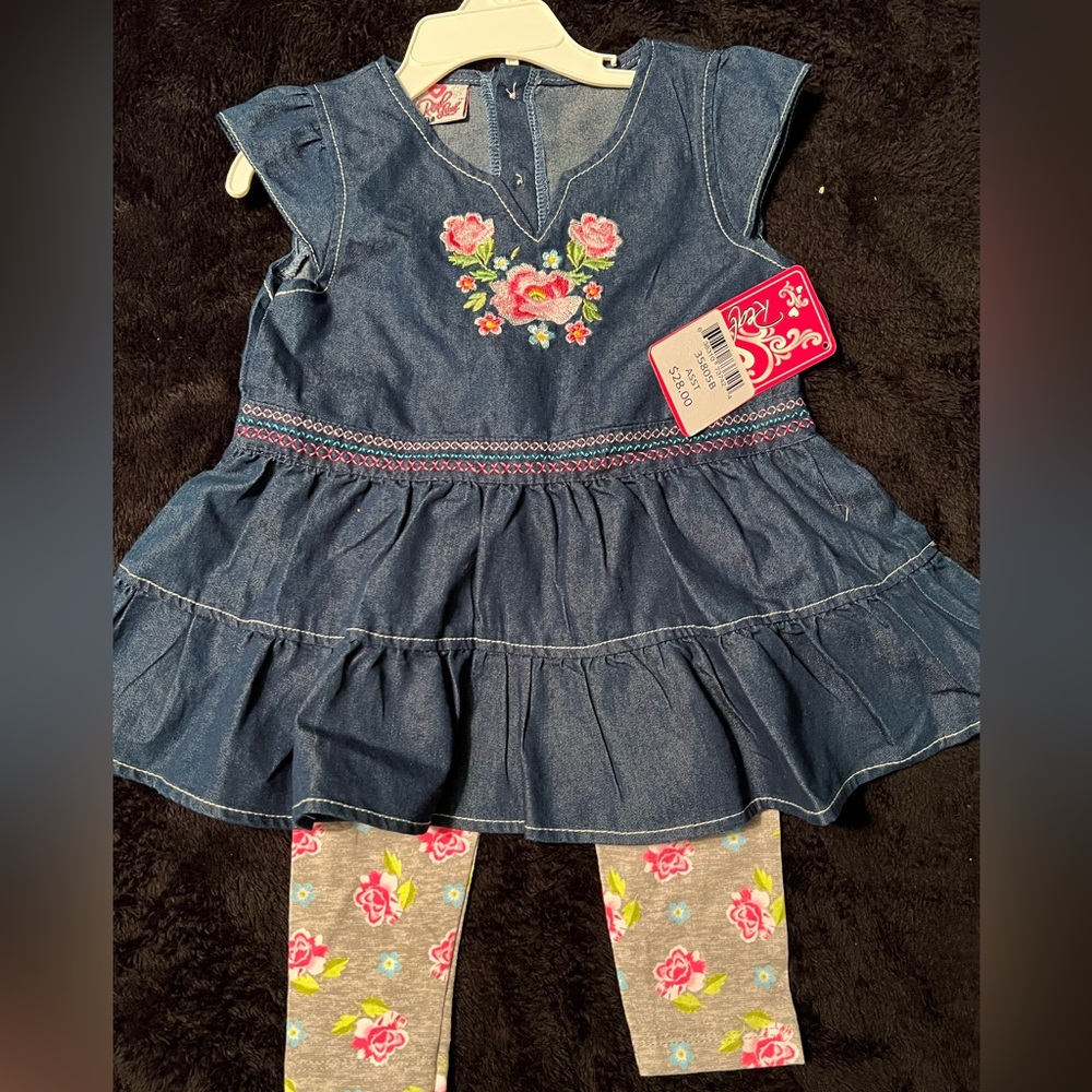 Real Love 2 piece outfit / toddler girl size 3T